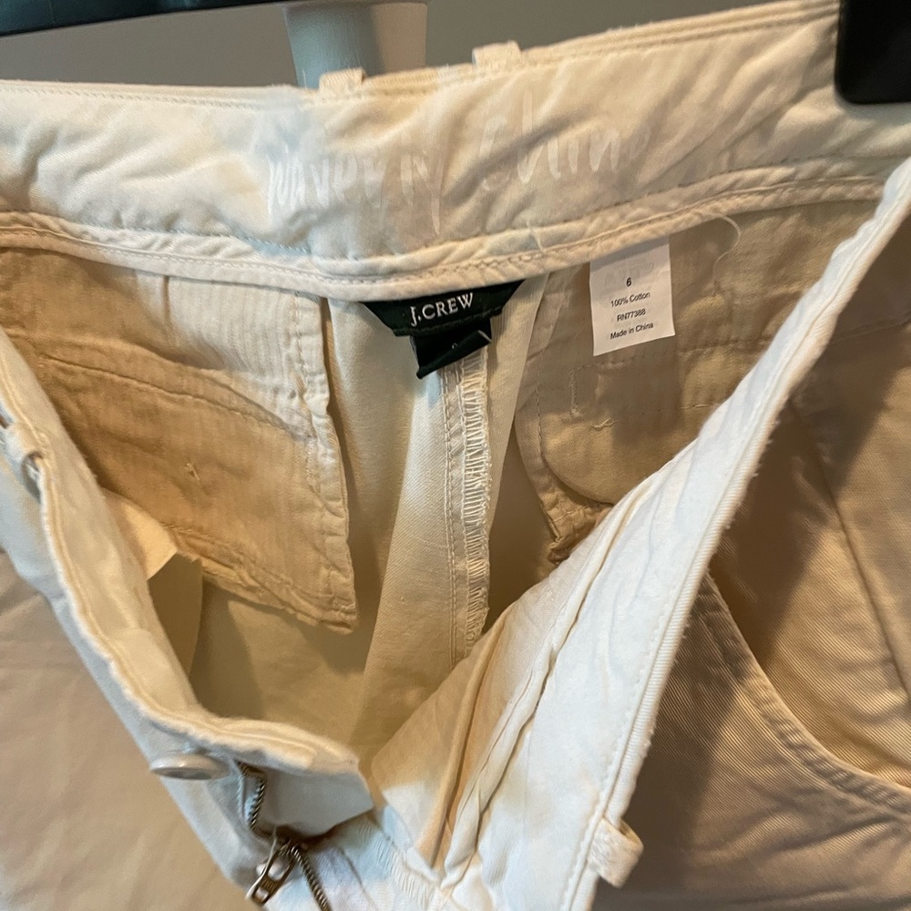 JCrew Cream Slacks - Picture 3 of 4